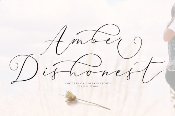 Amber Dishonest: A Font for Elegant Expression