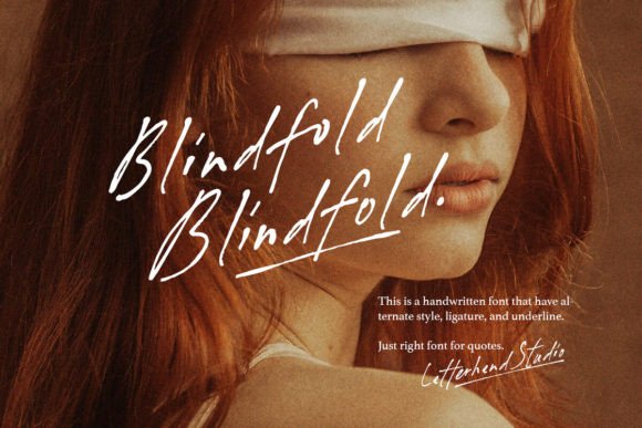 Blindfold: The Script Font That Elevates Your Brand
