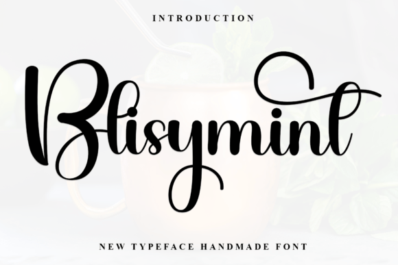 Blisymint: A Refined Handwritten Font for Modern Branding