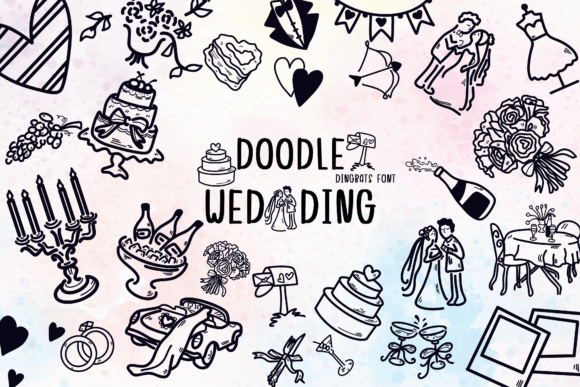 Doodle Wedding: A Fun Font for Editorial Design