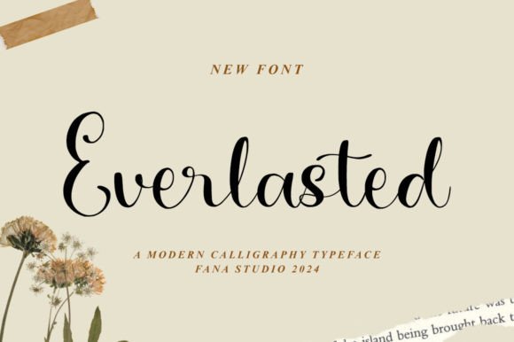 Everlasted: A Script Font for Timeless Editorial Design