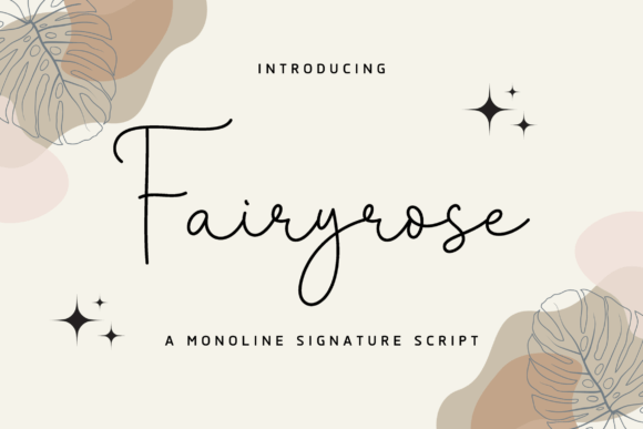 Fairyrose: A Script Font for Elegant Web Design