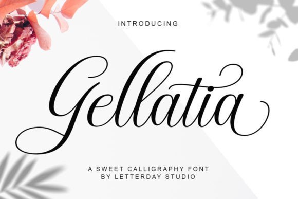 Gellatia Script: A Font for Crafting with Grace