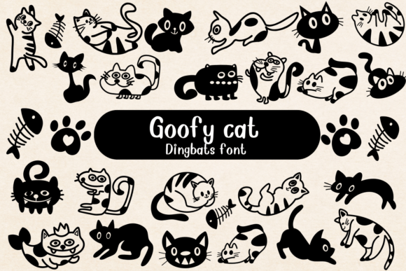 Goofy Cat: A Font That Brings Feline Charm to Your Creations