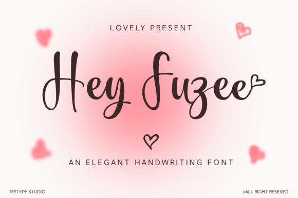 Hey Fuzee: A Handwritten Font for Editorial Elegance