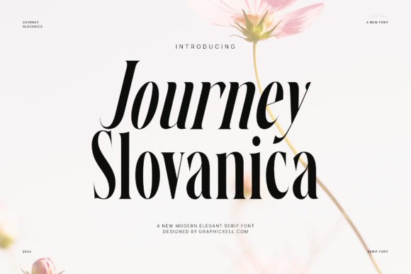 Journey Slovanika: A Serif Font That Elevates Digital Design