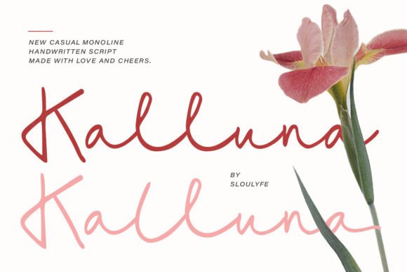 Kalluna: A Script Font That Adds Flair to Your Campaigns