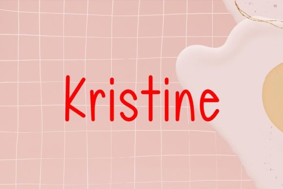 Kristine: A Handwritten Font for Editorial Design