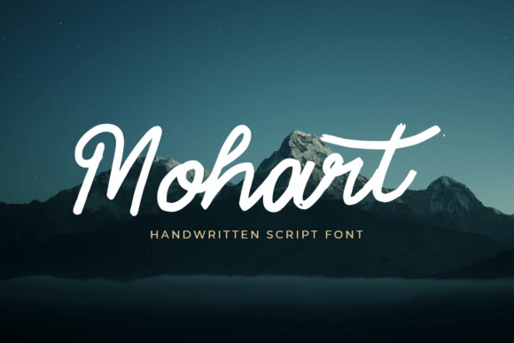 Mohart: A Script Font That Elevates Digital Branding