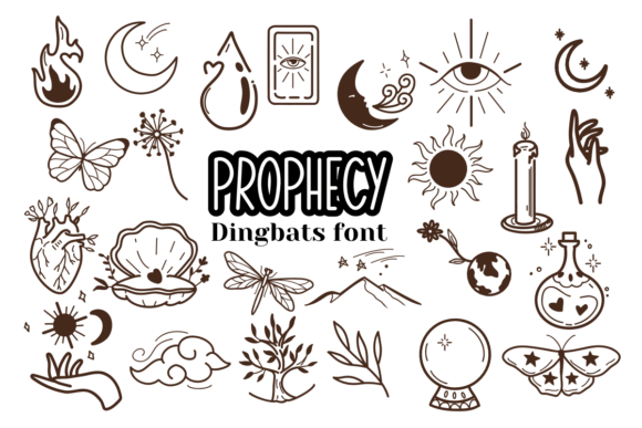 Prophecy: A Sketchy Font for Creative Crafters