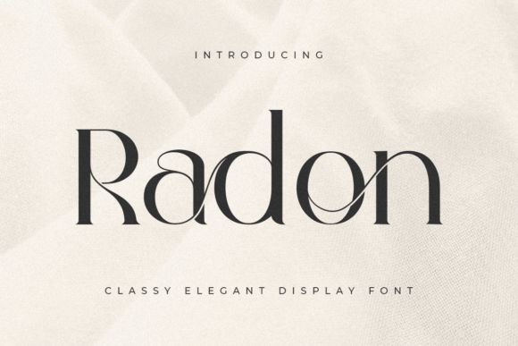 Radon: A Serif Font for Crafters Who Demand Beauty and Function