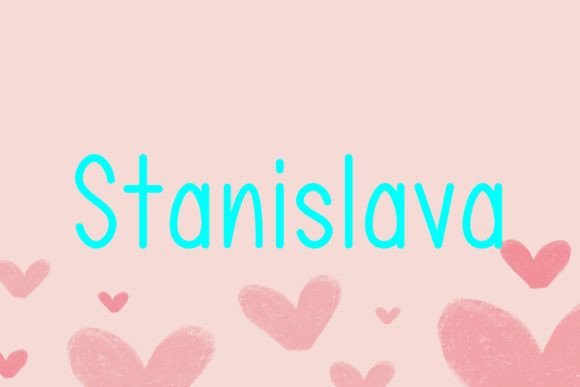 Stanislava: A Whimsical Handwritten Font for Branding Projects