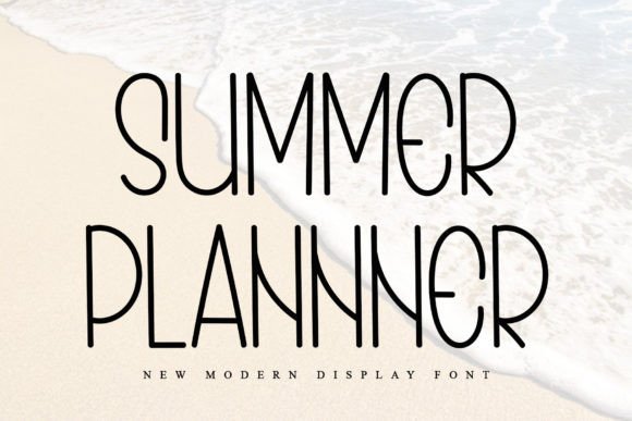 Summer Planner: A Script Font for Modern Web Design
