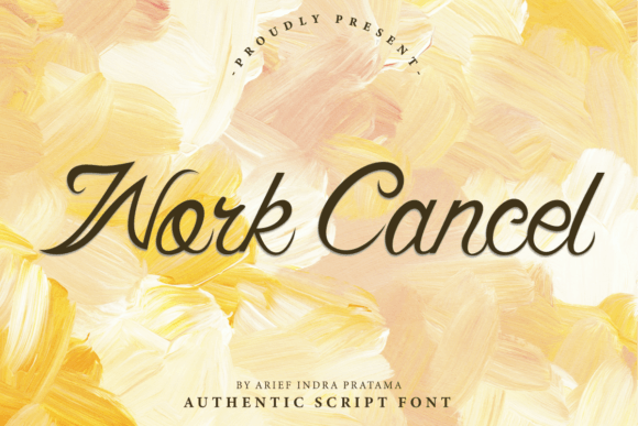 Work Cancel: The Font That Makes Your Message Stand Out