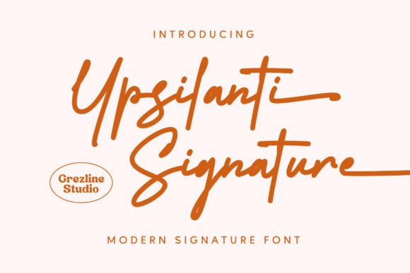 Ypsilanti Signature: A Versatile Script Font for Crafters and Designers